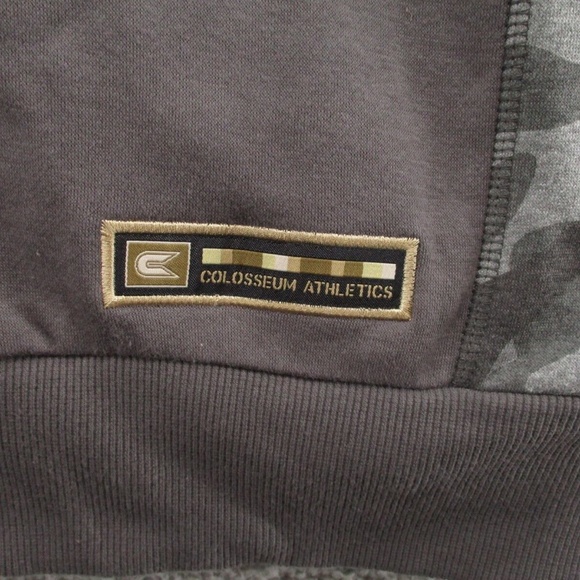 Colosseum Hoodie Arizona State University Sun Devils Womens M Gray Gold and Camo - Picture 3 of 16